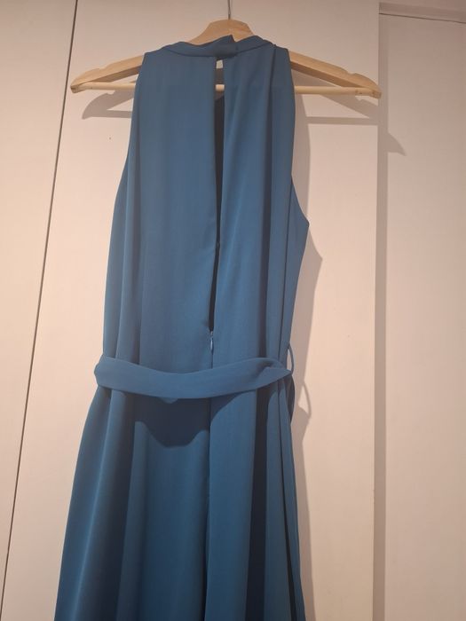 Macacão azul turquesa