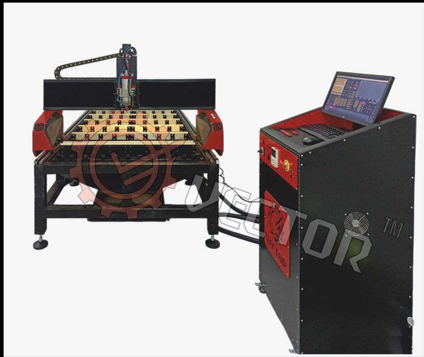 Фрезерний верстат з ЧПК для обробки алюмінієвого профілю Vector 3010FМ