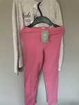 Nowe ocieplane legginsy H&M 140 cm + nowa bluzka Zara 10 lat