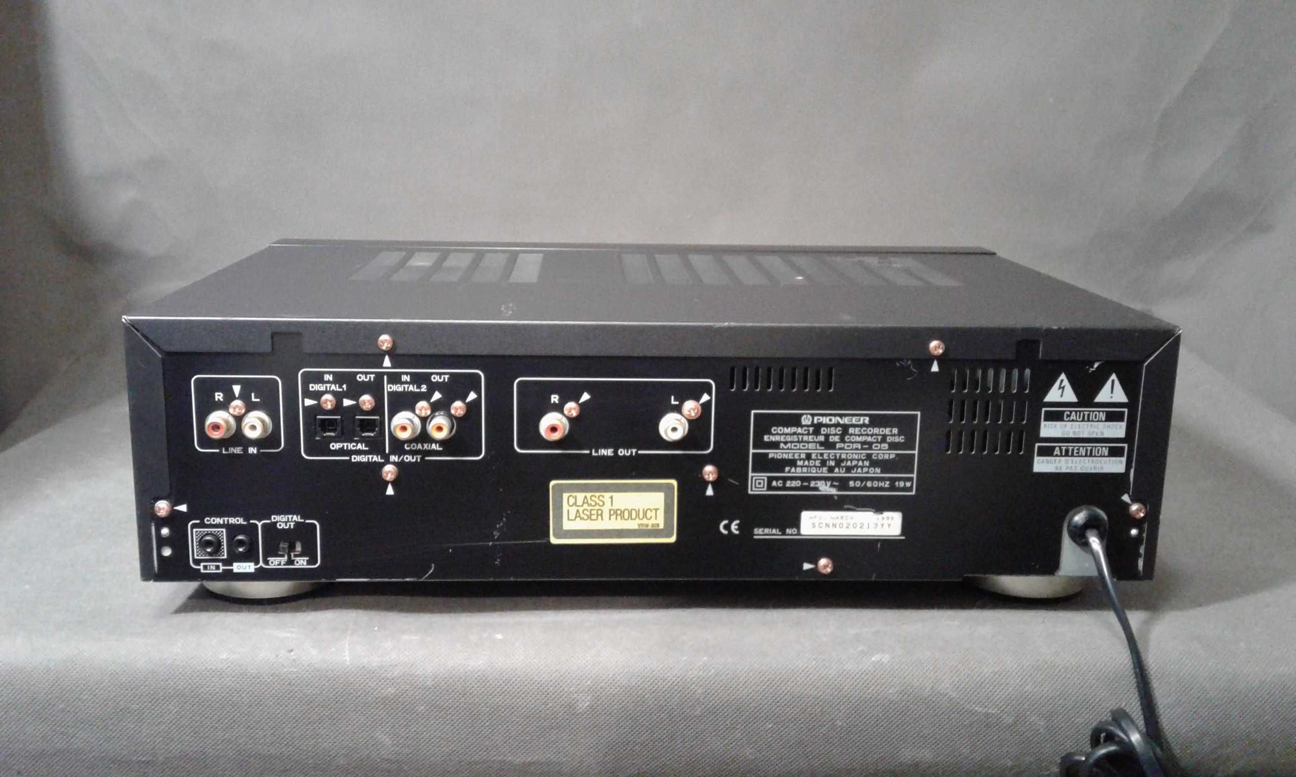 PIONEER PDR-05,nagrywarka audio cd