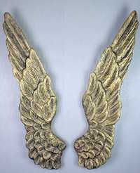 Skrzydła anioła dekoracja ścienna XL złote