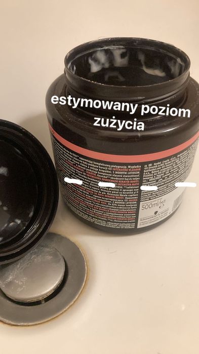 syoss keratin boost maska z keratyną keratynowa odbudowująca UŻYTE 1/2