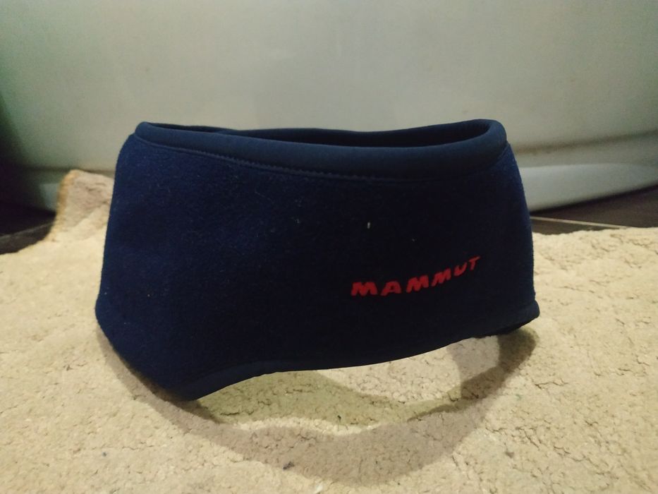 Мужская,женская флисовая повязка mammut wind stopper originals