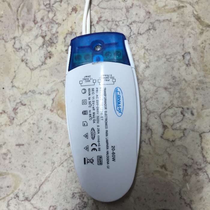 Lâmpadas halogênio mais transformador