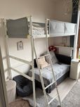 Łóżko piętrowe z antresolą IKEA