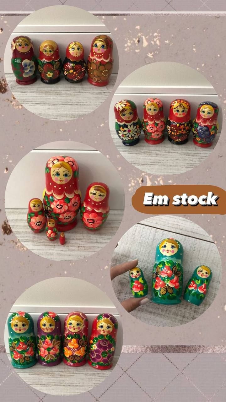Bonecas russas, artesanato