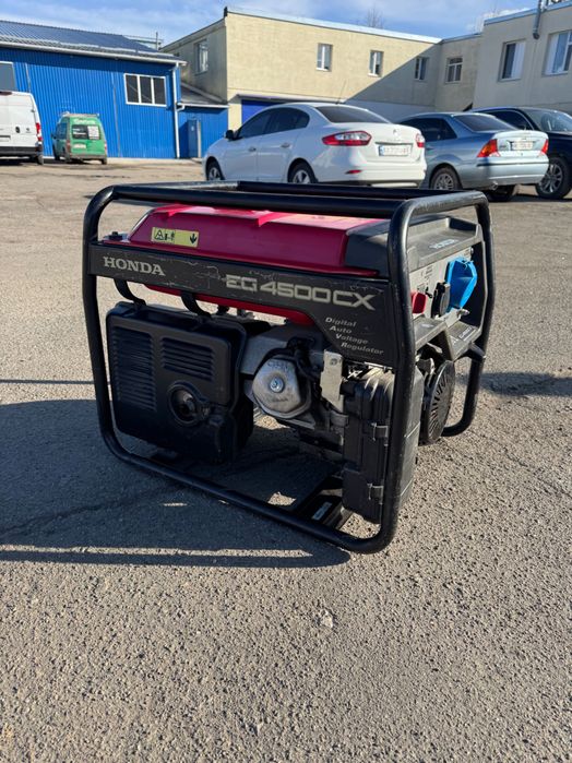 Генератор БУ  бензиновий однофазний HONDA EG 4500 CX  (4.5 кВт)