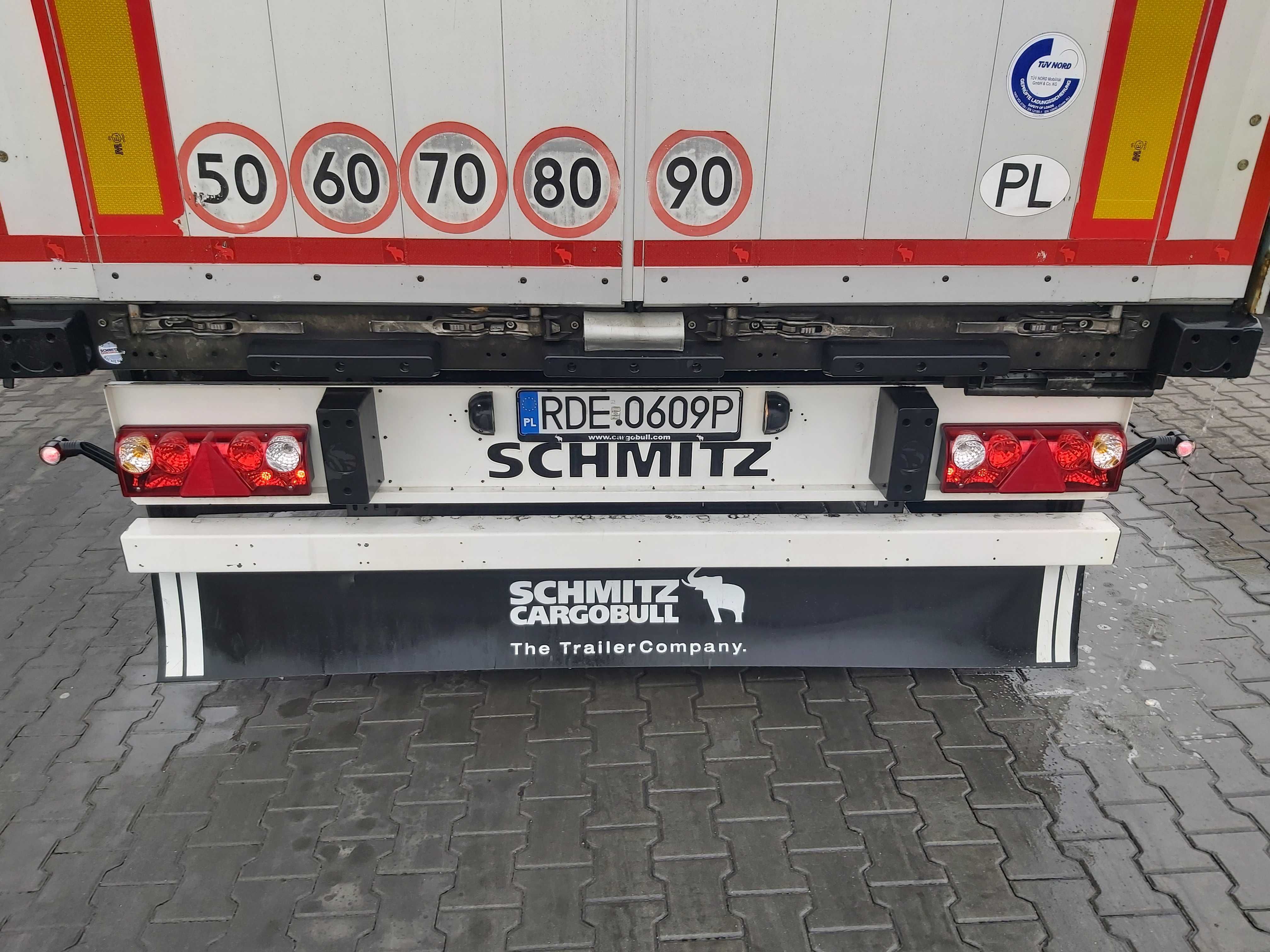 Schmitz Cargobull firanka, zadbana, ładne opony!