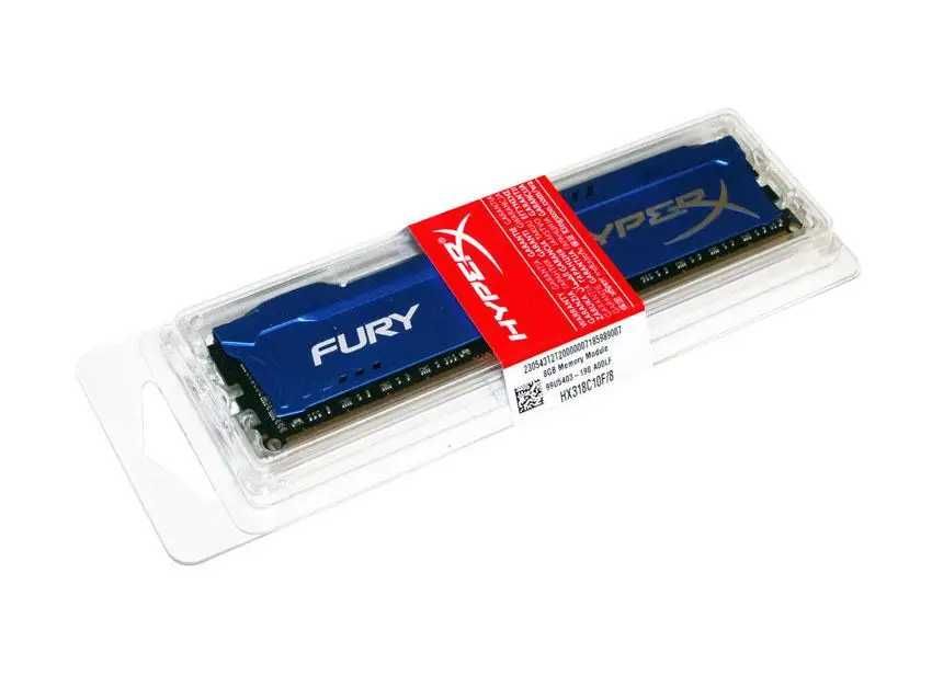 Оперативная память DDR3-1866 8Gb PC3-14900 1.5V HyperX Fury Blue