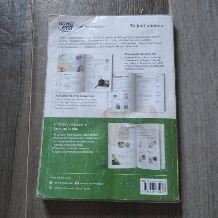 Książka to jest chemia 1