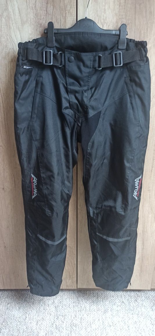 Spodnie motocyklowe męskie tekstylne. Akuma rozmiar L. Windtex
