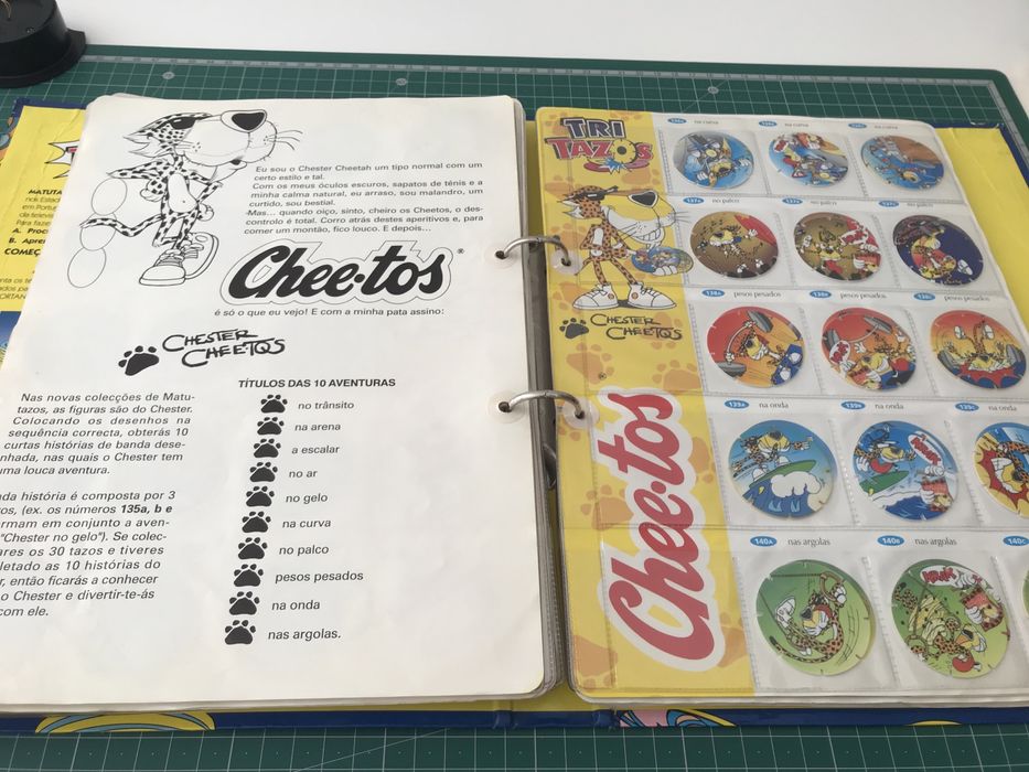 Capa Tazos Matutano Completa