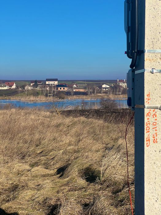 Ділянка з видом на Став з підключеним світлом 12 сотих під будівництво