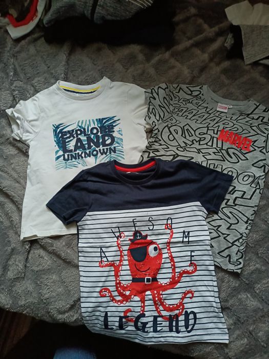 Komplet 3 t-shirtów cocodrillo, Marvel i Pepco rozmiar 116