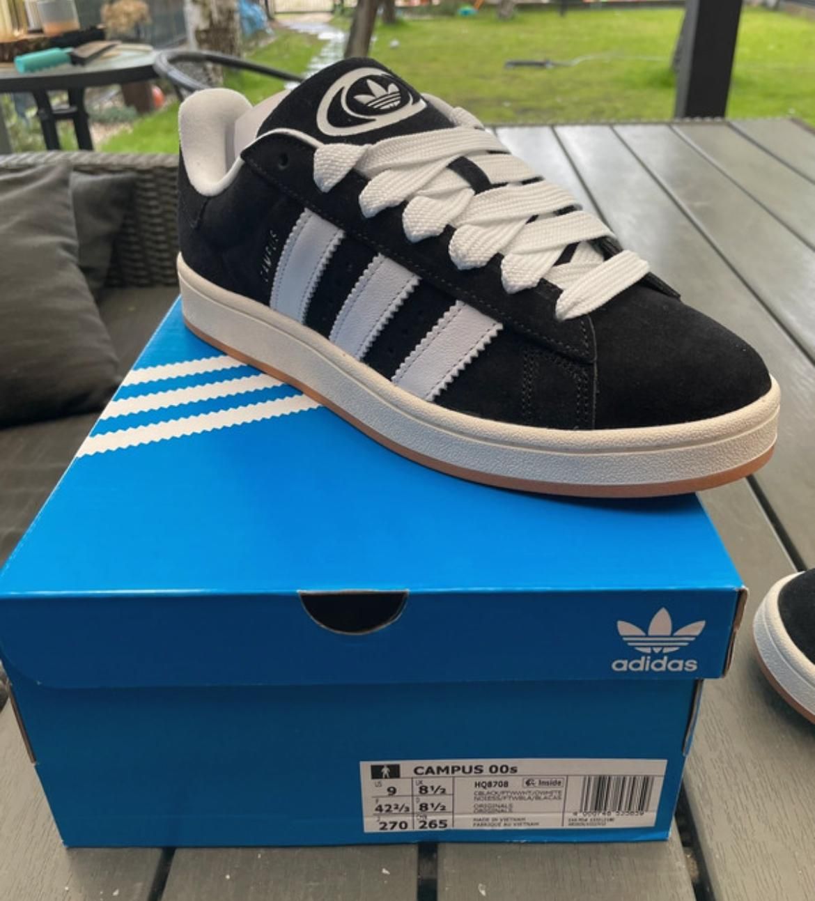 Adidas Campus 00s czarno biale buty damskie modne letnie sneakers 38