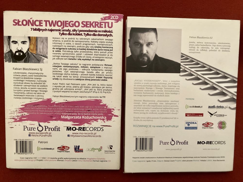 Fabian Błaszkiewicz 2 CD Pociąg wniebowzięty, Słońce twojego sekretu”