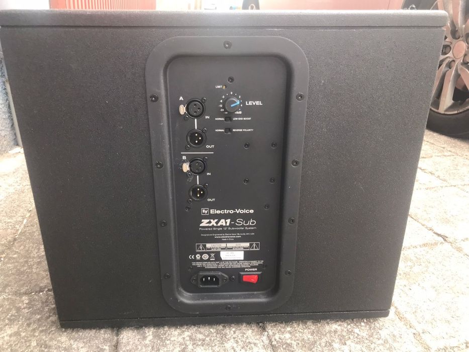 Colunas sub grave 12" Electrovoice