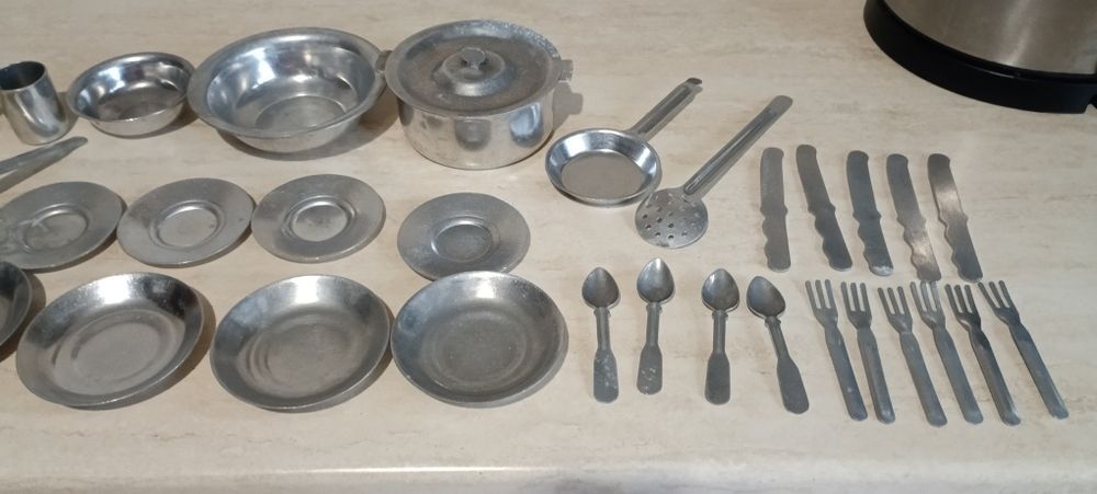 Іграшковий алюмінієвий посуд дитячий часів срср