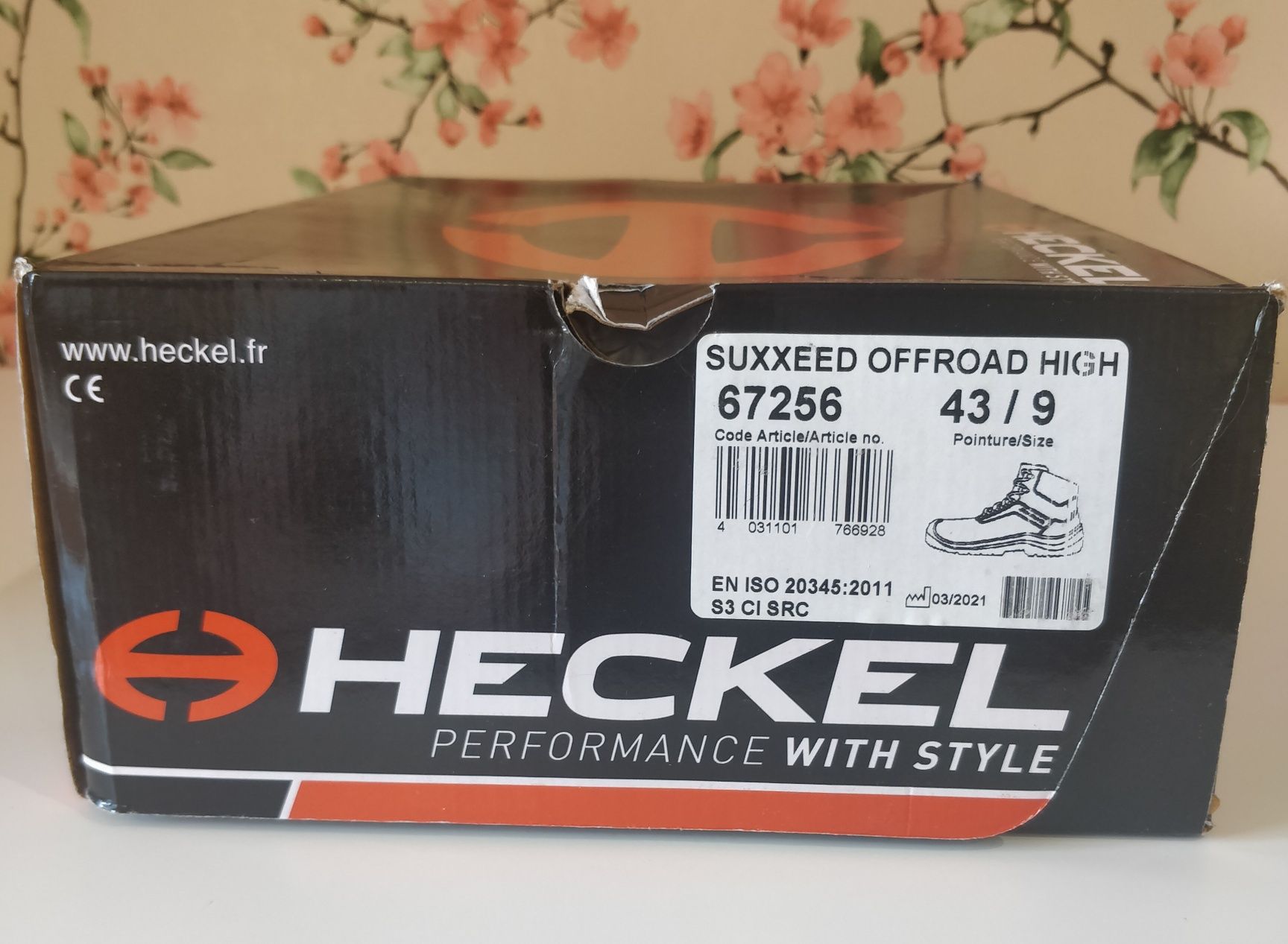 Защитные Ботинки Heckel Work Boots High S3 CL SRC