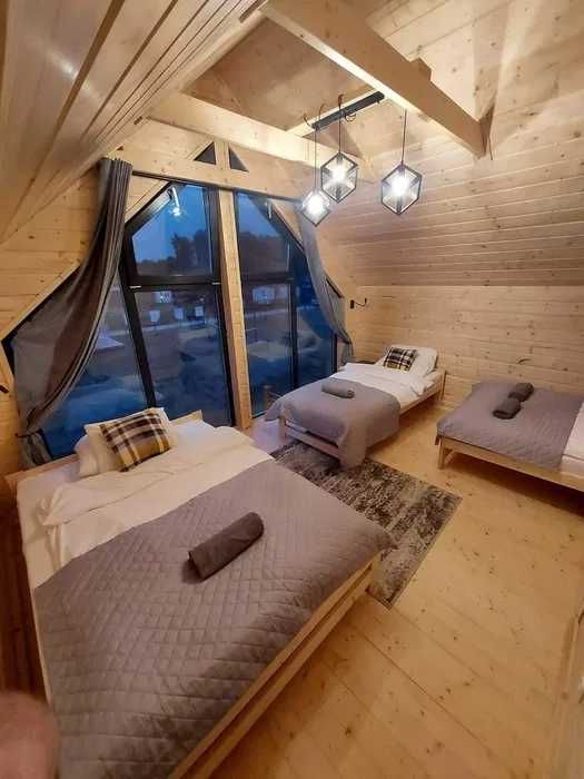 domek 70m2 nowoczesna stodoła   z poddaszem i tarasem