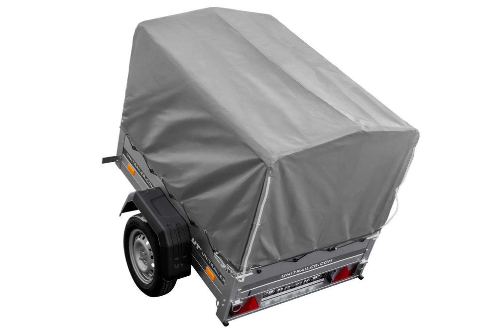 Przyczepka 150x106 GARDEN 150 KIPP ze stelażem H-800 + szary pokrowiec