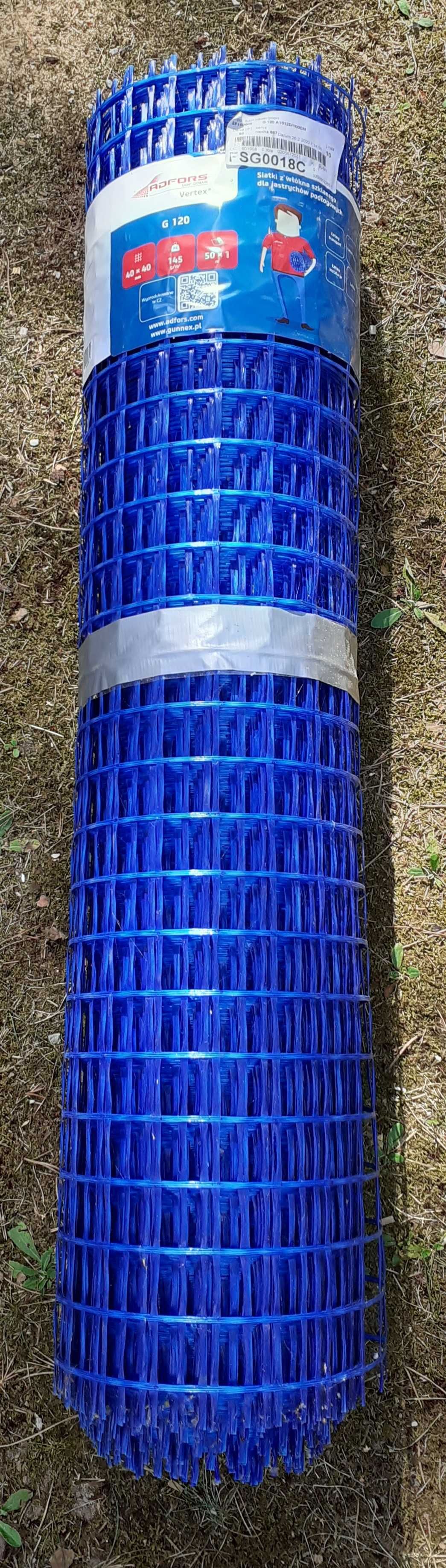 Siatka ADFORS Vertex G 120. Włókno szklane. Jastrych. 15 m