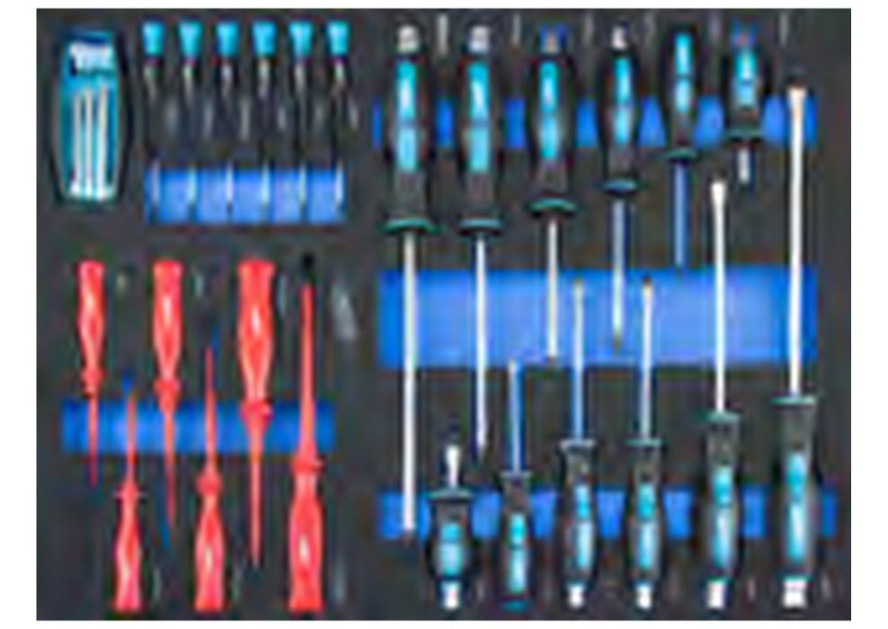 Carro ferramentas 7 gavetas 173 peças Topo p/ torno de bancada