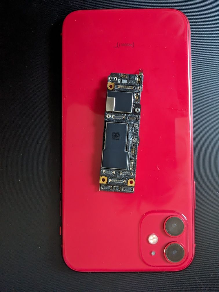 iPhone 11, Face ID, передняя камера, батарея и материнская плата, задн