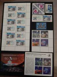 Комплекты марок Космос СССР, 1989-1991гг., негашеные, цены в описании