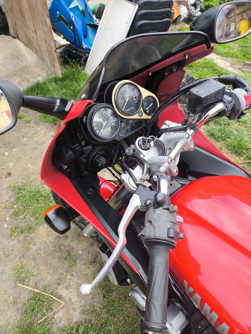 Yamaha fz6 600 lampa lusterka szyba stelaże wypelnienia
