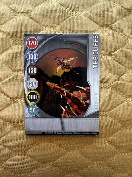 Bakugan Karta Magnetyczna Battle Brawlers The Cliffs 04/96 2009 Sega