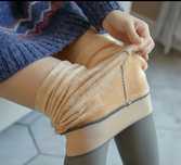 Collants térmicos com pêlo