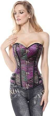 SEKSOWNY Damski gorset Steampunk XL + STRINGI CHarmian