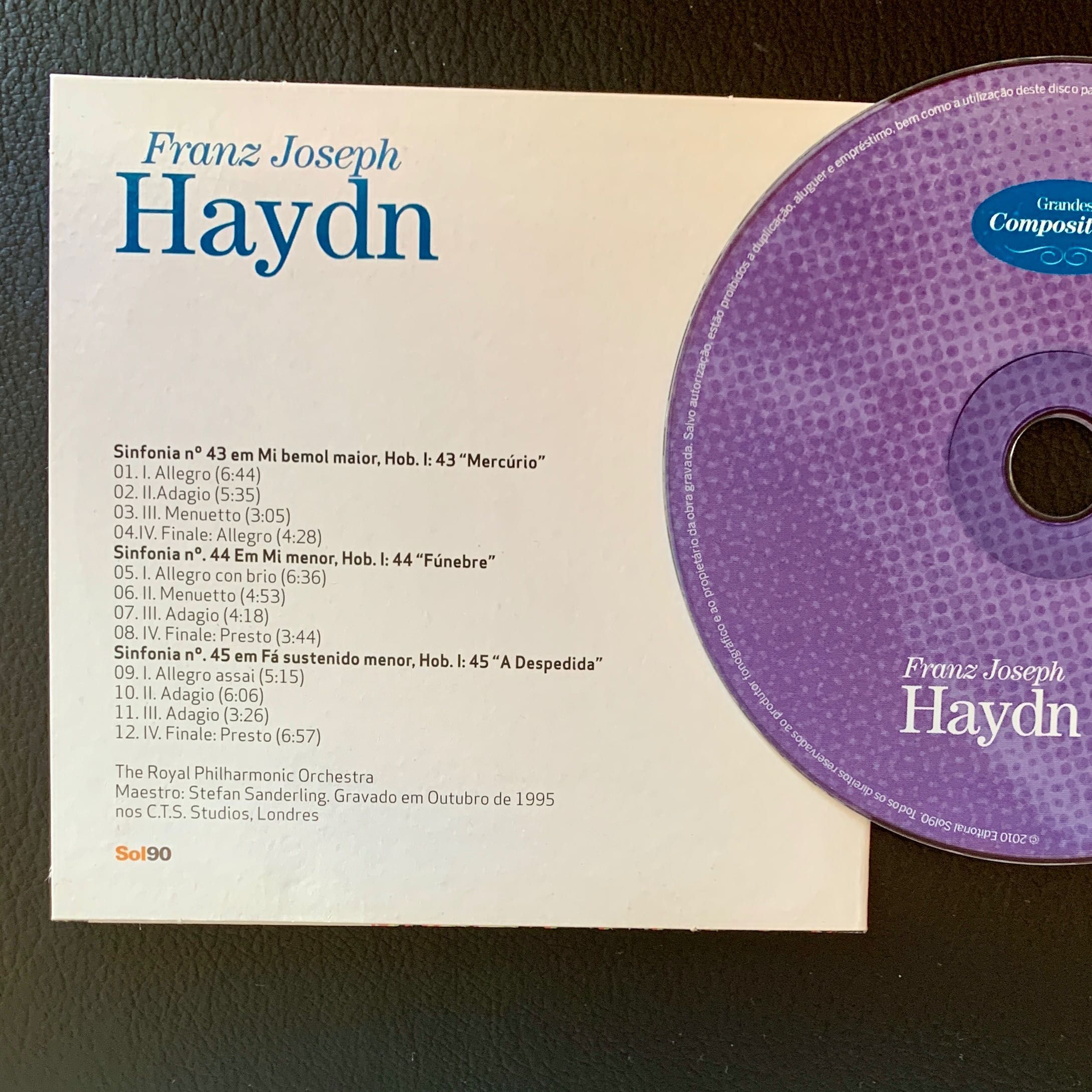 14. CDs música clássica: Haydn (parte 1): sinfonias e quartetos