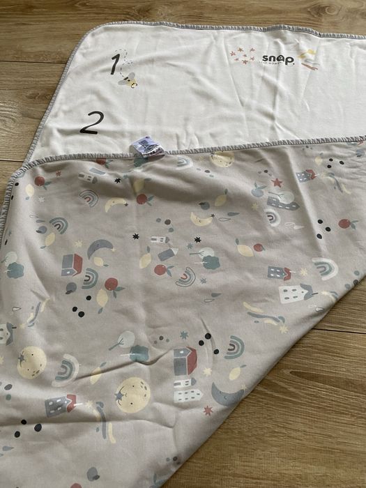 Foto-kocyk/ mata do robienia zdjęć niemowlaka baby gray - Snap