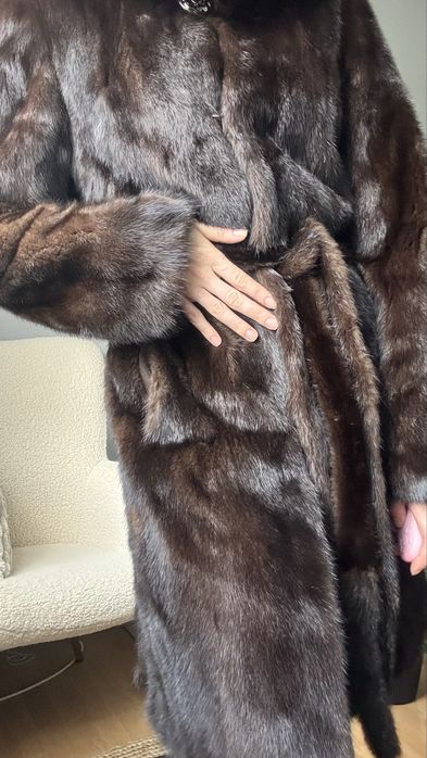 Futro naturalne z norki