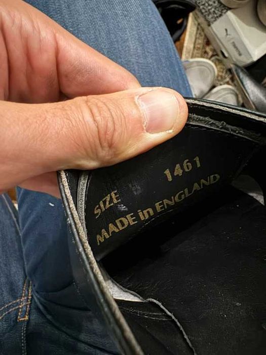 Buty Dr. Martens 1461 Black Low Top Derby Shoes 3 / 36