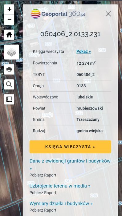 Działka 1.20 ha plus budynki