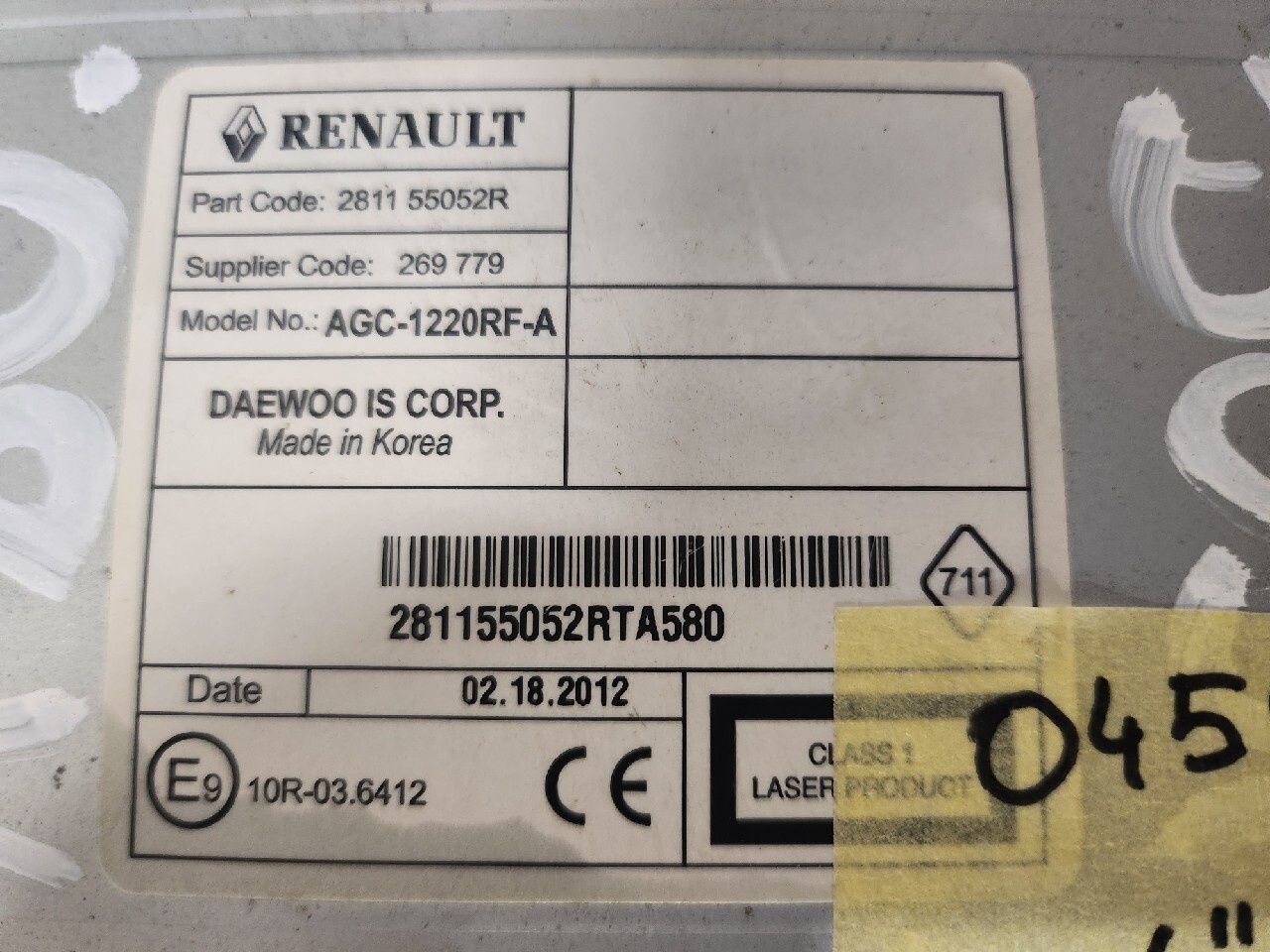 Radio samochodowe Renault bluetooth usb aux master Kangoo
