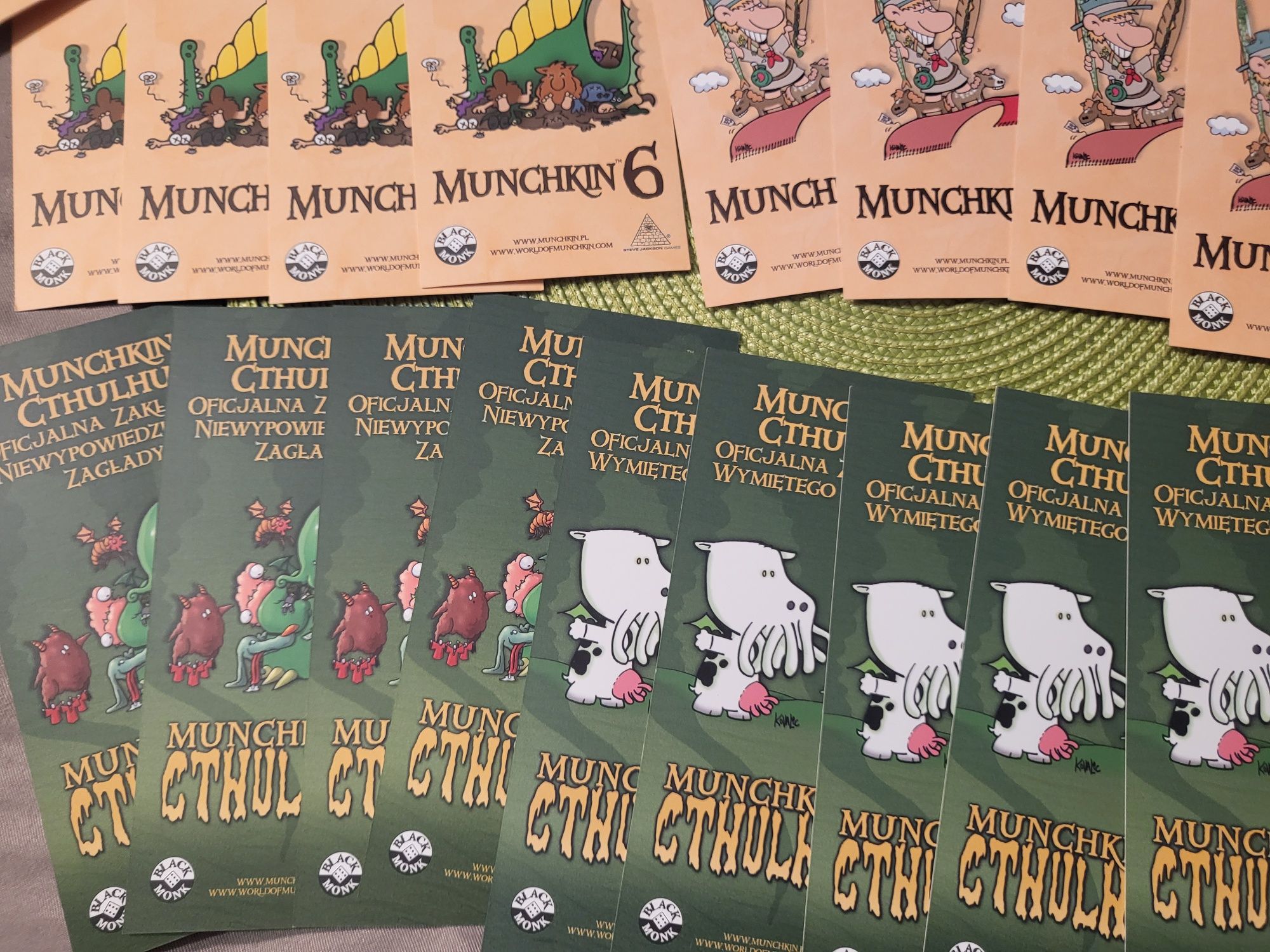 61 nowych zakładek Munchkin. Okazja