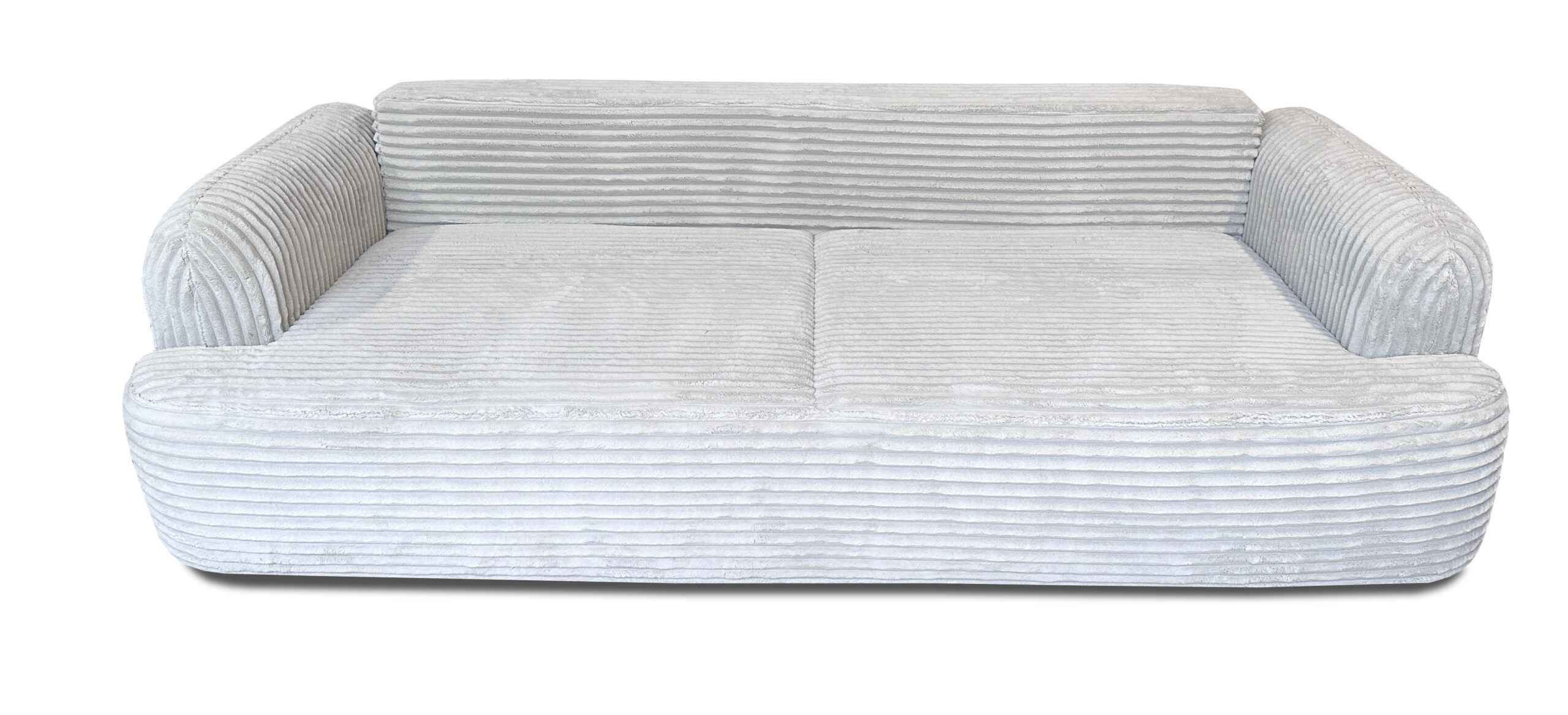 Sofa rozkładana kanapa Limba 250 x 108 cm tkanina styl skandynawski