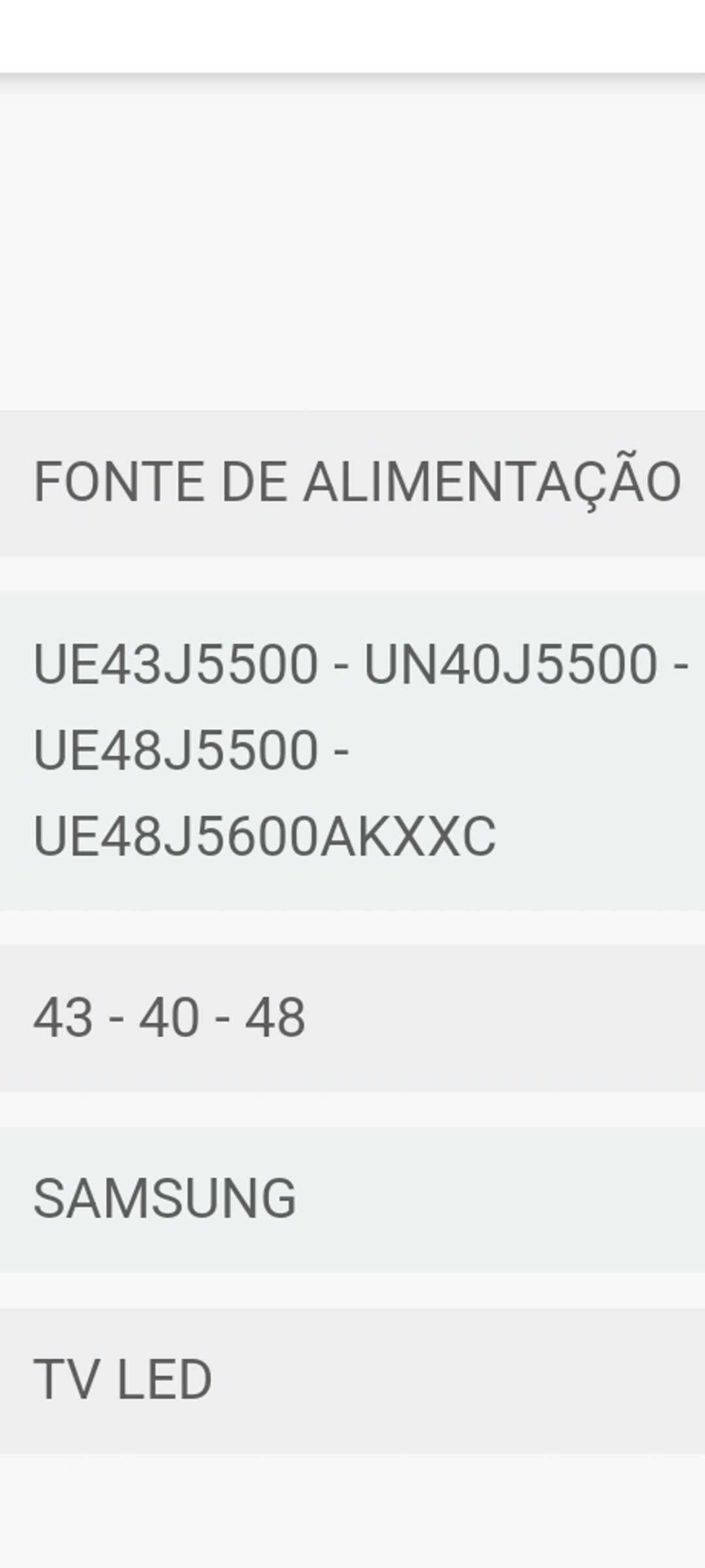 Fonte de alimentação samsung bn44