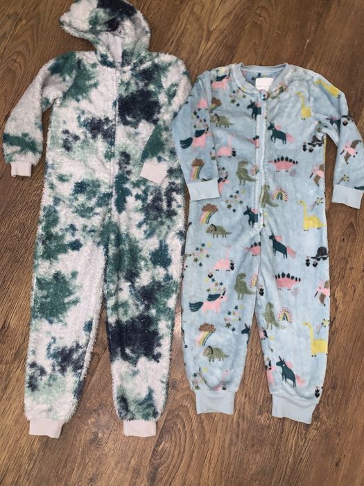 Набор  теплых пижам для мальчика 5-6 л,7-8 л