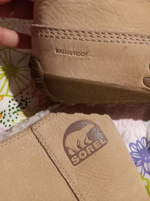 Skórzane buty Sorel
