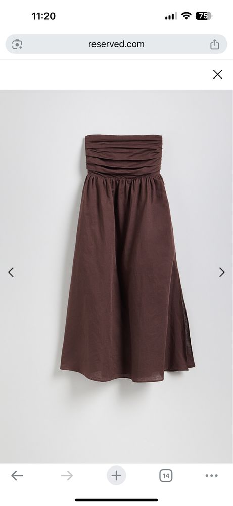 Сукня платья льон zara reserved тренд