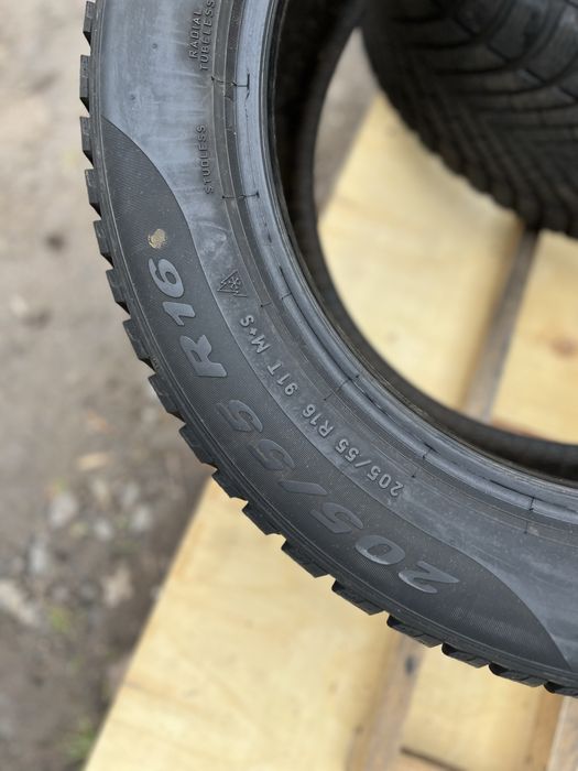 Топові шини‼️205/55 R16 Pirelli Cinturato winter 91Т 7.5мм 2023рік