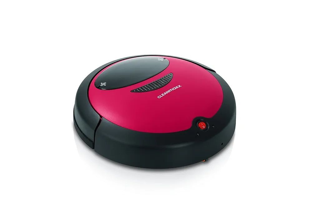 Robot odkurzający Cleanmaxx 2w1, 09860,czerwono - czarny