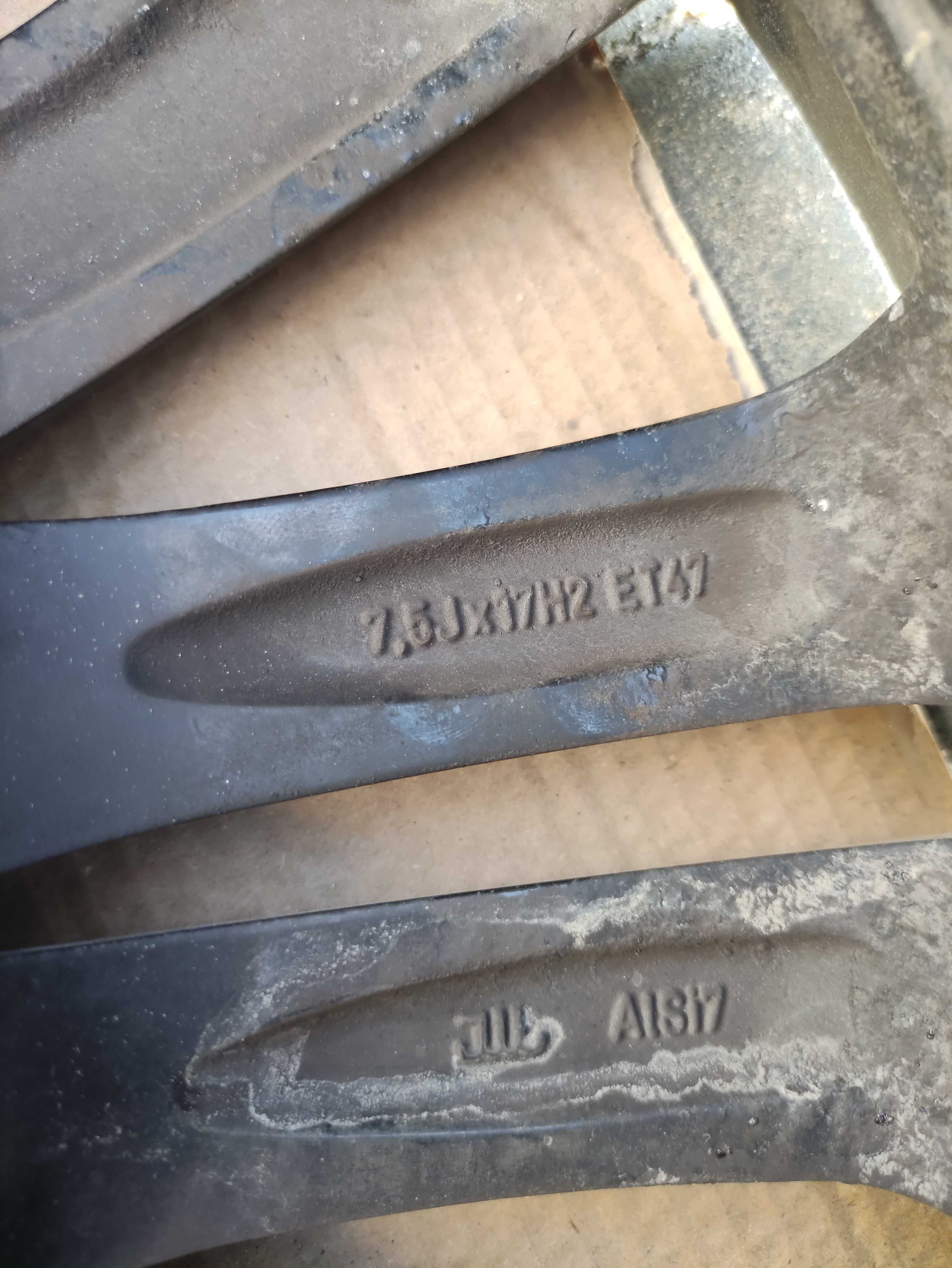 Alufelgi VW 17" 7,5J x17H2 ET47 do renowacji