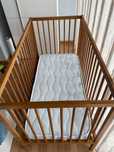 Cama bebé c/ colchao 58cmx118cm