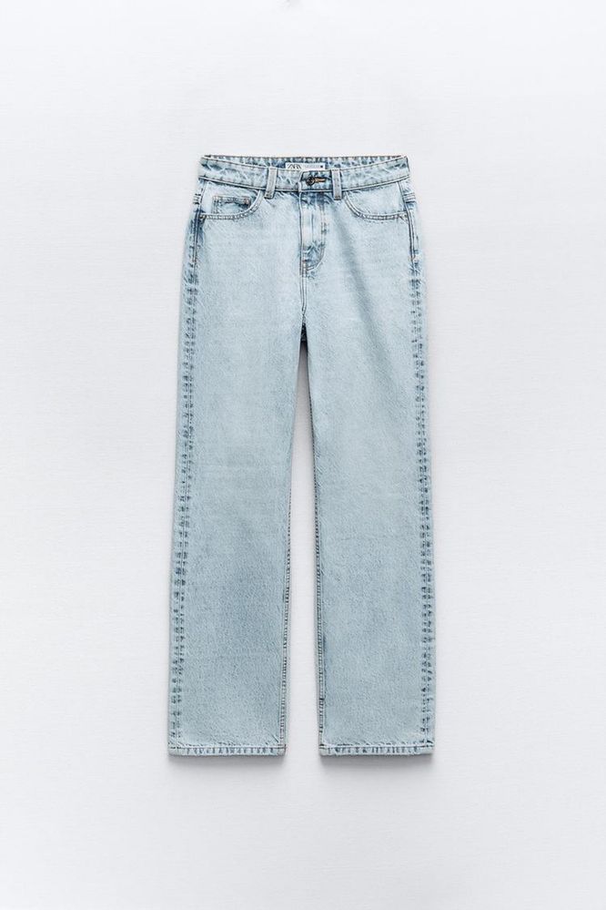 Jeans Z1975 Full Length o Kroju Prostym Z Wysokim Stanem